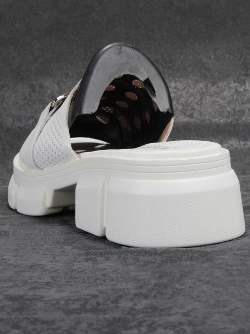 08-PEY148-1 WHITE Босоножки женские (натуральная кожа) - Фабричный китай фото 5