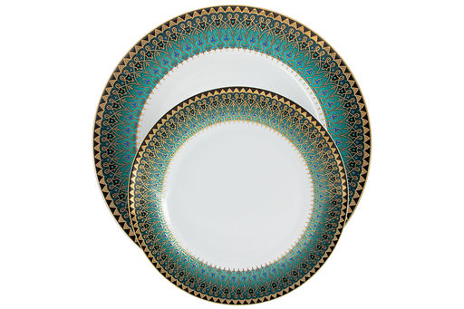 Обеденный сервиз Бухара зелёный, 6 персон, 27 предметов - ANNA LAFARG MIDORI фото 3