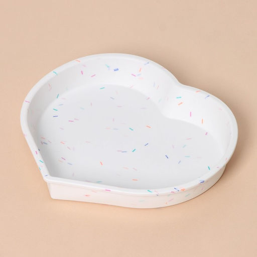 Форма для выпечки KONFINETTA Сердце, силикон, 25?23?3.5 см (внутр. размеры 23?21?3.5 см), белая