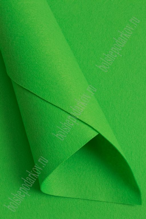 Фетр мягкий 1 мм, Корея Royal 40*55 см (5 шт) зеленый RN 48