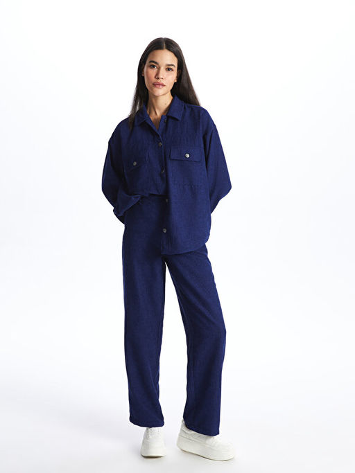 Kad?n Dar Fit D?z Pantolon