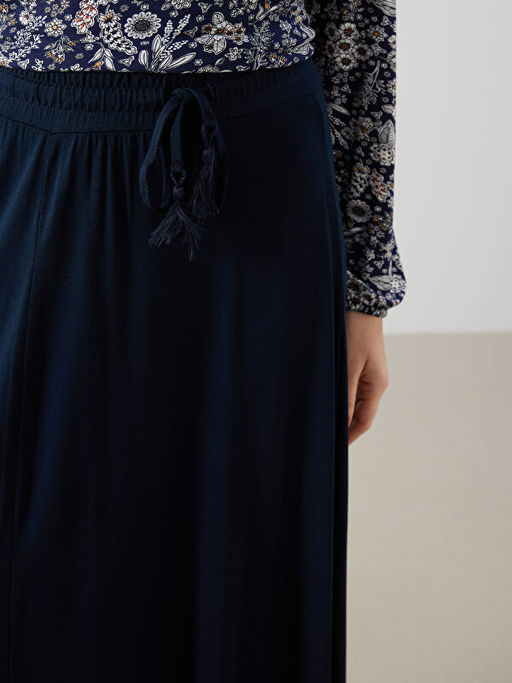 Beli Lastikli A Kesim Kad?n Etek