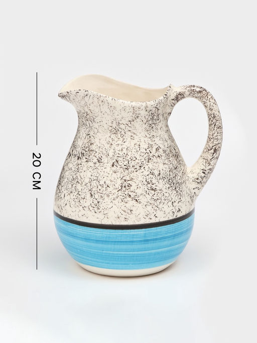 Кувшин Керамика ручной работы «Крошка»,1.5 л, 1 сорт, синий, Иран