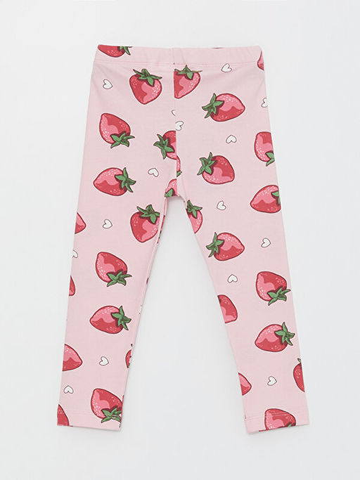 Beli Lastikli Bask?l? K?z Bebek Tayt 2li - Waikiki фото 3