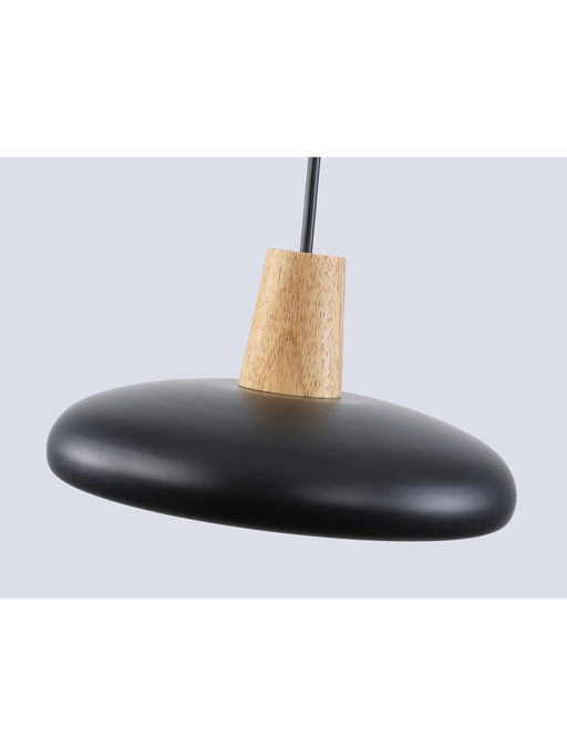 Светильник подвесной FL4839, LED, 3000-6000К, 24 Вт, 80×20 см, чёрный