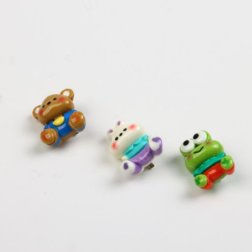 Значки пластиковые Веселая вечеринка, набор 3 шт., 2.1?2.9 см