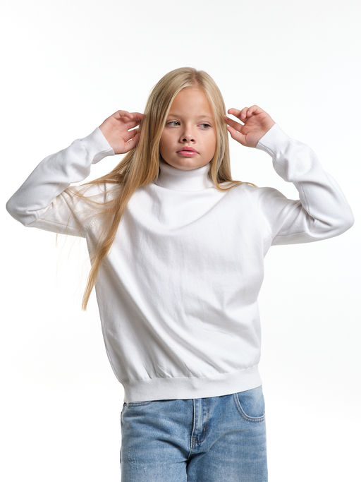 Джемпер (водолазка) 33-12240 бежевый - Mini maxi фото 11