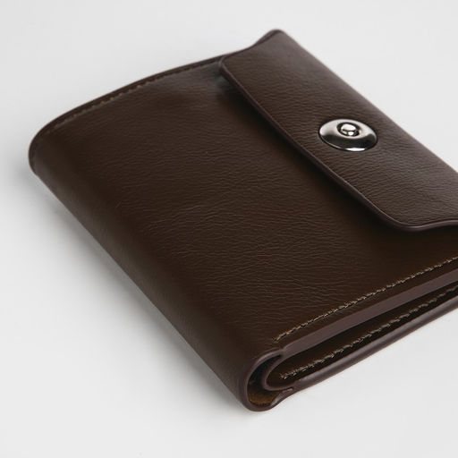 Портмоне мужское на магните, отдел для купюр, для карт, для монет, цвет коричневый - Simaland фото 3