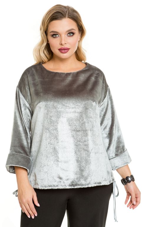 Туника 1103 мятно-серебристый - Novita фото 2