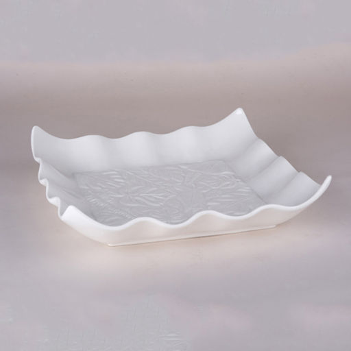 Блюдо квадратное 30х30 см 9008 (КОРАЛЛ)