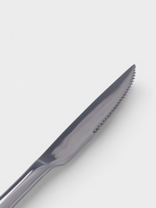 Цена за 6 шт. Нож для стейка Hanna Knövell Svartan, 23.2 см, толщина 3 мм, нержавеющая сталь, серебристый