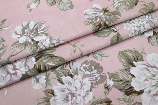 Сатин Свежесть весны, ш.2.35м, хлопок-100%, 110гр/м.кв - Купава фото 4