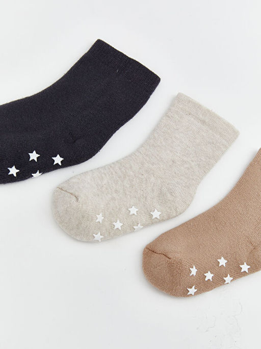 Basic Erkek Bebek Soket ?orap 3l?