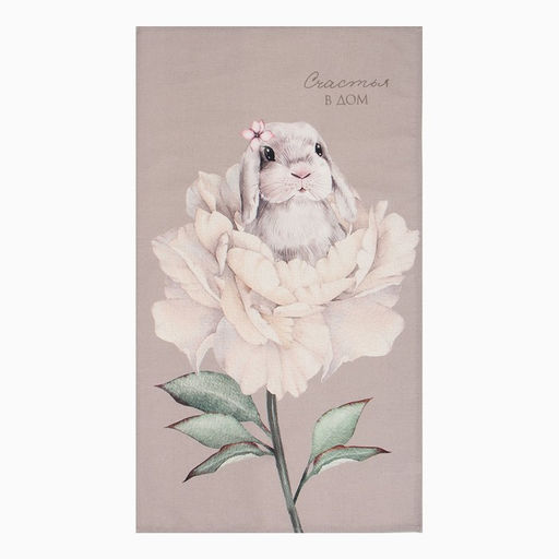 Набор подарочный Зайка полотенце 40х73см, прихватка 19х19см, магнит 11х7см - Этель фото 11