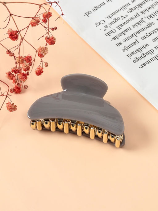 Цена за 6 шт. Крабик для волос «София», классика, 7 см, МИКС