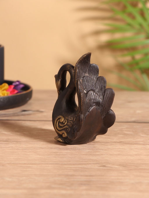 Сувенир «Павлин», 8×5×10 см, бронза