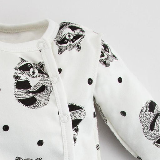 Комбинезон Енот Крошка Я, цвет белый, рост 62-68 см фото 3