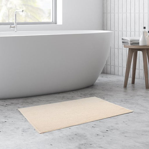 Коврик махровый «Этель» Organic Beige, 50×70 см, хлопок 100%
