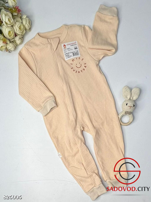 Комбинезон (рубчик) на молнии 1 шт