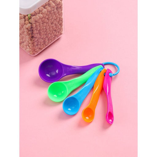 Цена за 3 шт. Набор мерных ложек Доляна «Креатив», 5 шт.: 1 мл, 2.5 мл, 5 мл, 7.5 мл, 15 мл, МИКС