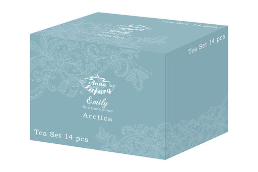 Чайный сервиз Арктика, 6 персон, 14 предметов - Anna lafarg emily фото 7