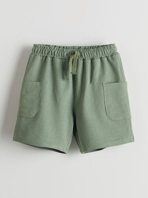 Basic Beli Lastikli Ba?c?kl? Erkek ?ocuk ?ort