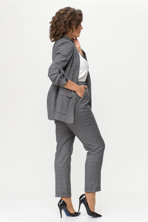 Костюм Bonna Image 837 синий клетка  фото 2