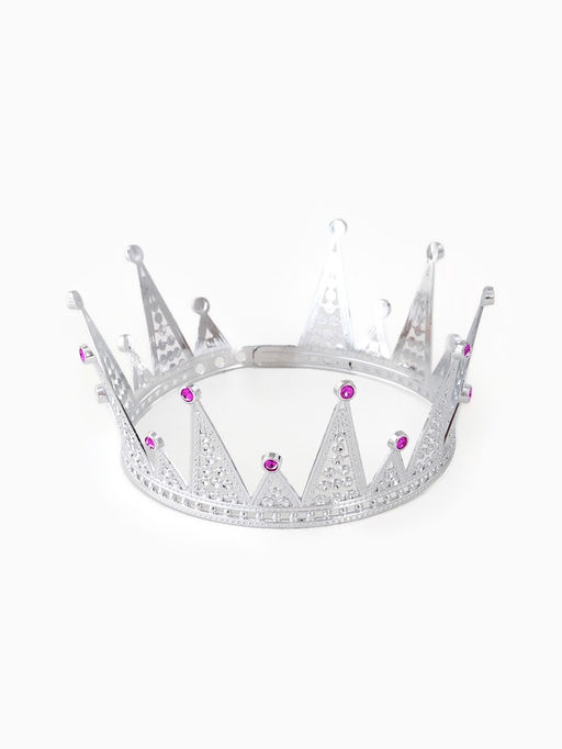 Цена за 2 шт. Корона королевы для девочки, цвет серебряный