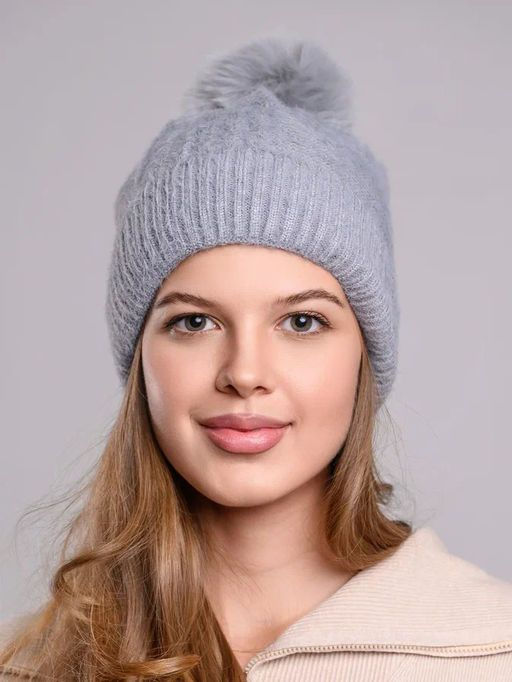 Теплая шапка из мягкой - Pretty mania фото 3