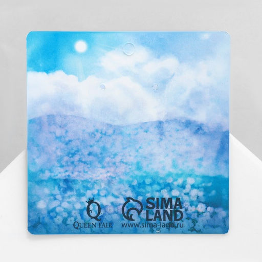 Серьги акрил Котики, цвет бело-серый - Queen fair фото 3