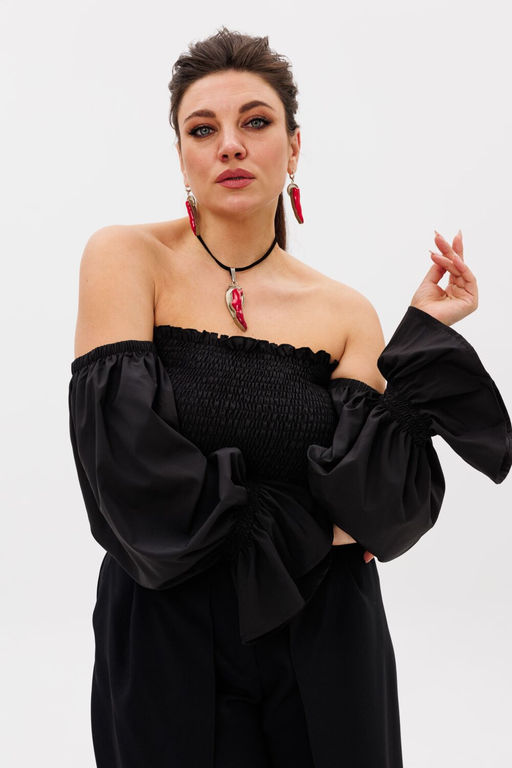 Блуза ANELLI 1286.1 ночное очарование  фото 4