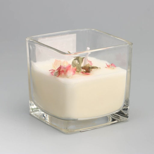 Ароматическая свеча в стакане Soy Wax, морская соль и шалфей