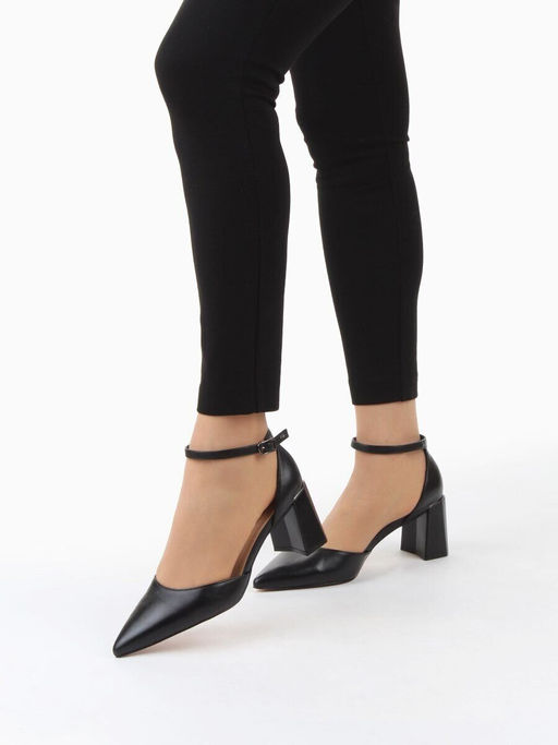 06-HDP1168-1 BLACK Туфли летние женские (натуральная кожа)