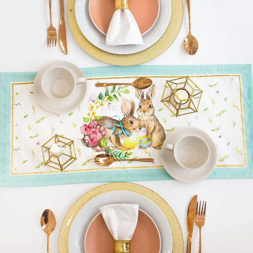 Дорожка на стол Этель Счастливая Пасха 30х70 см, 100% хл, саржа 190 гр/м2  фото 9