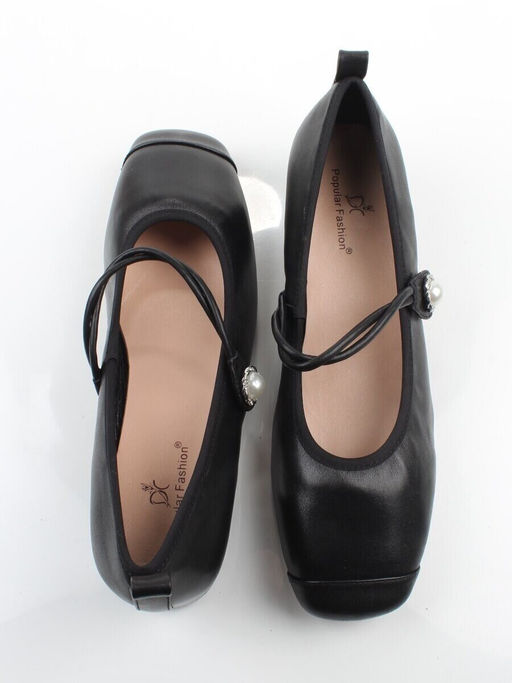 06-B69A-121A BLACK Туфли женские (натуральная кожа)