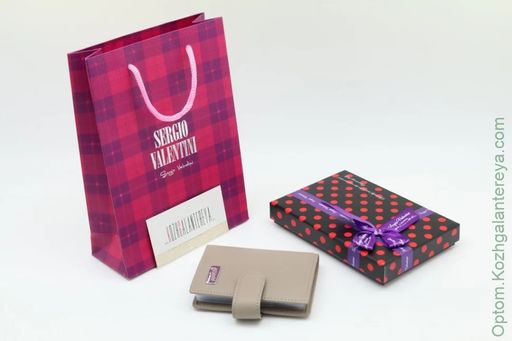 Женская кожаная визитница Sergio Valentini СВ 8035-010  фото 10