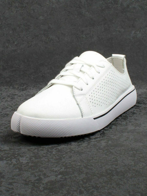 05-PDXL135-1 WHITE Кеды белые (натуральная кожа)