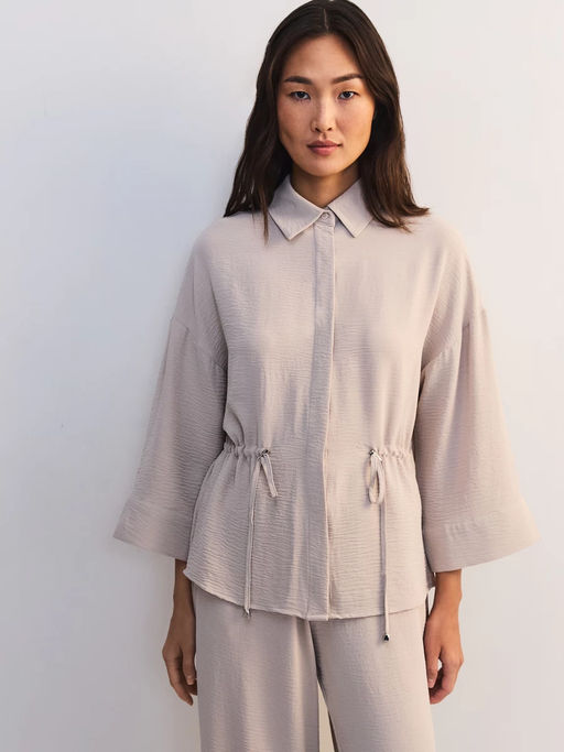 Блуза свободного кроя с кулиской / Zarina  фото 3