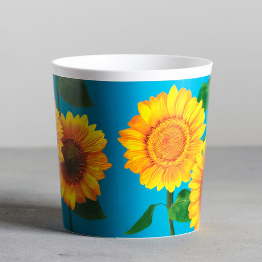 Цена за 2 шт. Кашпо для цветов «Подсолнухи», 1.6 л, 14×14 см