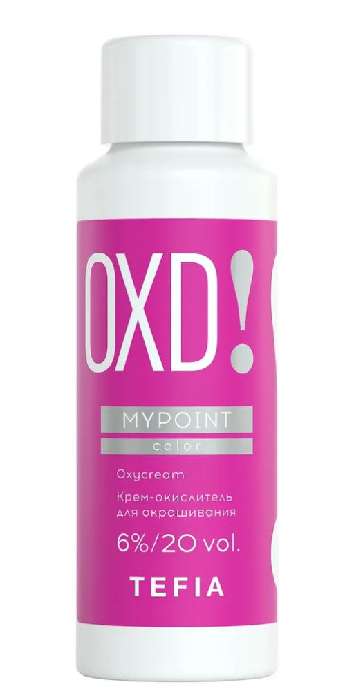 (цена за 2 шт) Крем-окислитель COLOR OXYCREAM 6%/20 vol, 60 мл MYPOINT (для крем-краски)