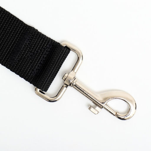 Поводок 7 м х 4 см, чёрный - Пижон фото 2