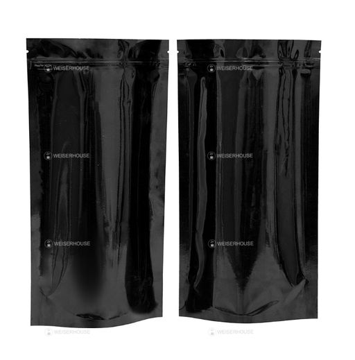 Пакет черный 300 мм*170 мм с зип-застежкой для 300 гр, 1 уп*10шт.