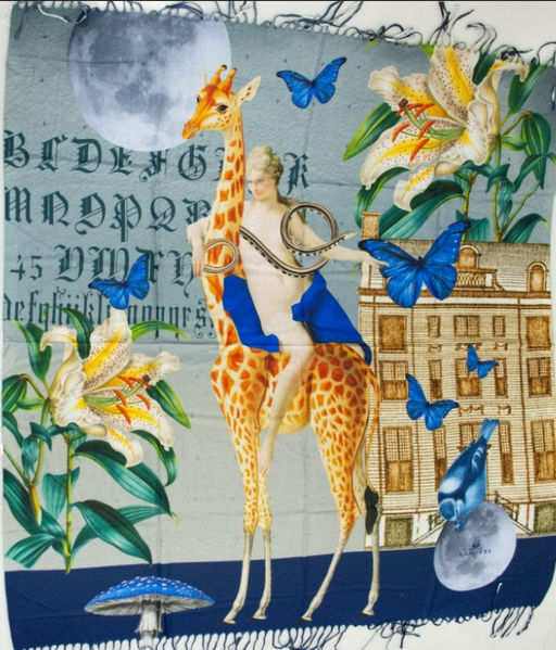 Платок Lanotti двухсторонний / Арт 13  фото 4