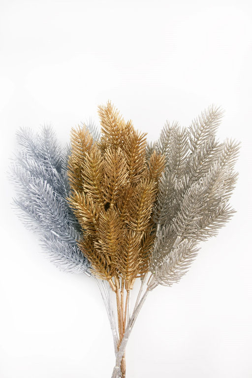 Кустик декоративный 33 см (SF-7339) золото №16 - Больше подарков фото 3