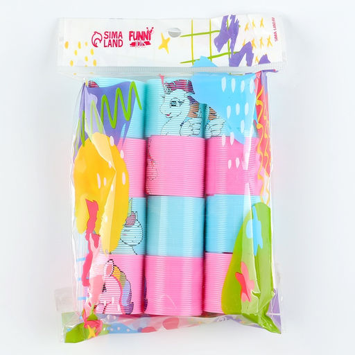 Цена за 12 шт. Пружинка - радуга Единорог, цвета МИКС - Simaland фото 9