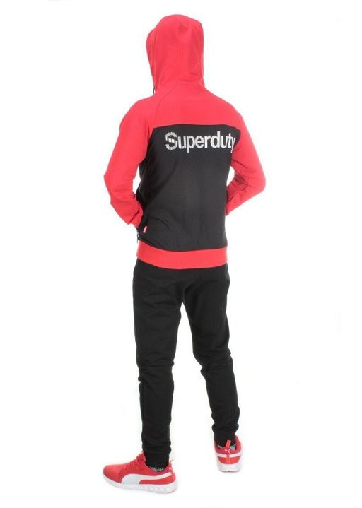 TA5087 RED Спортивный костюм мужской TEUYOEOR (75% хлопок 20% полиэстер 5% спандекс) - Fashion фото 6