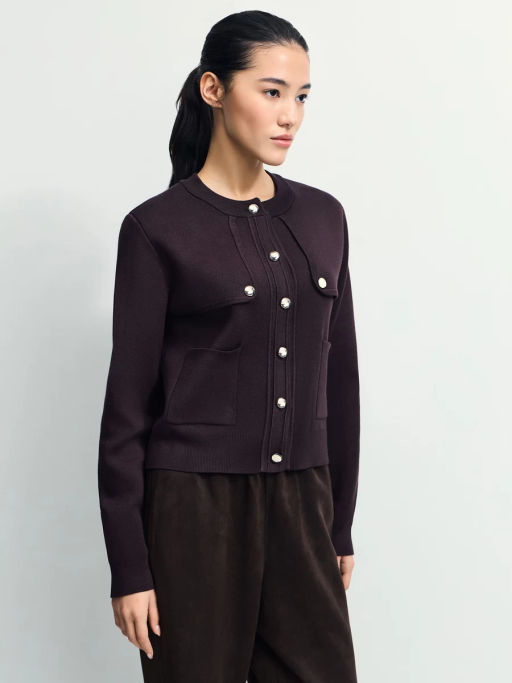 Вязаный джемпер из вискозы / Zarina фото 5