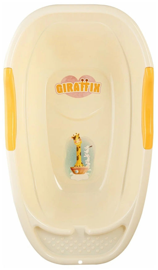 Ванна детская "Малютка" GIRAFFIX/POLLY с аппликацией арт.С42601,С42673, С42620