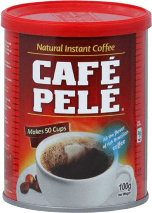 Cafe Pele. Растворимый 100 гр. жест.банка БРАЗИЛИЯ