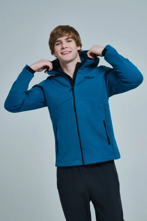 Толстовка на молнии с капюшоном Синий - Anta фото 10